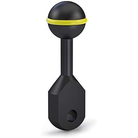 Seafrogs 1" Ball to YS Head Clip Arm 3.91''/9.94cm Aluminum YS Head Adapter Arm Underwater Photography Lighting System Connector for Diving Strobe/Video Light(AM-8)