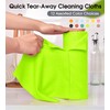 KitchLife Microfiber Cleaning Cloth Roll - Tear-Away Reusable Microfiber Paper