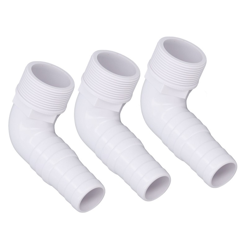 3Pcs Elbow Adapter Connector 90 Degree Fitting for Hayward SPX1105Z3