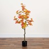 Nearly Natural 4ft. Autumn Maple Artificial Fall Tree