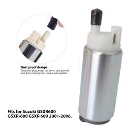 WELURE Universal Connector Fuel Pump Kit for Suzuki GSXR 600 GSXR-600 GSXR600, 38mm Compact Design, with Lasting Nylon Material, Rubber Hose Included