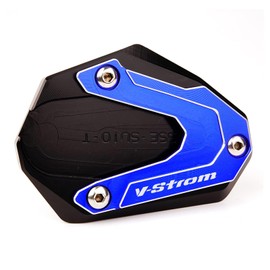 ZESIDIMO Motorcycle Stand Extension Side Support Plate for Suzuki Vstrom 800DE 1000DE V Strom 1000 1050 XT DL1000 V-STROM 1050/XT DL1050 2014-2022 Accessories (Blue)