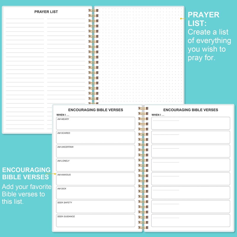 Heveboik Bible Study Journal – Church Notes Notebooks – Note