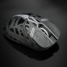 MK x WLMOUSE Sword X Magnesium Wireless 8K Mouse (Black Dot, Black)