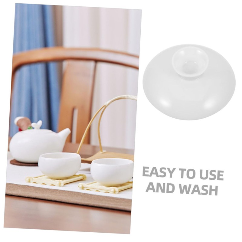 2pcs of Teacup Lids Replacement Covers for Tea Ware and