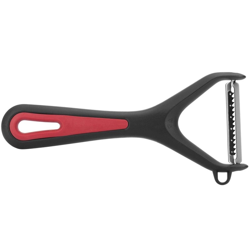 Westmark Gallant Peeler, Plastic/Stainless Steel, Black/Red/Silver