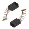 SPARES2GO Carbon Brushes Set for Makita Belt Sander 6mm x