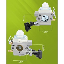 BG56C Carburetor Compatible with Stihl BG56 BG56C Leaf Blower, Contain Air Filter, Fuel Line, Spark Plug, Turn Up Kits, Replaces ZAMA C1M-S260B, 4241-120-0615, 4241-120-0622, 4241-120-0632