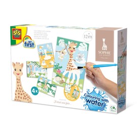 SES Creative 14490 Sophie la Giraffe Painting with Water, Assorted Colours