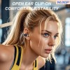 Hijoxp Open Ear Earbuds Lightweight Comfort Clip Wireless Earbuds Sweat