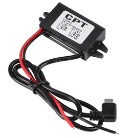 DC 12V to 5V 3A Voltage Converter, 12V to 5V Converter, Micro USB Converter Voltage Lowering Regulator for Car Smartphone