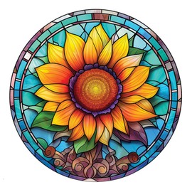 Yardenfun Stained Glass Window Decals Window clings Bird Anti Collision Window Stickers Window Sticker Decor Summer Window Stickers Glass Cling PVC Static Electricity Static Stickers