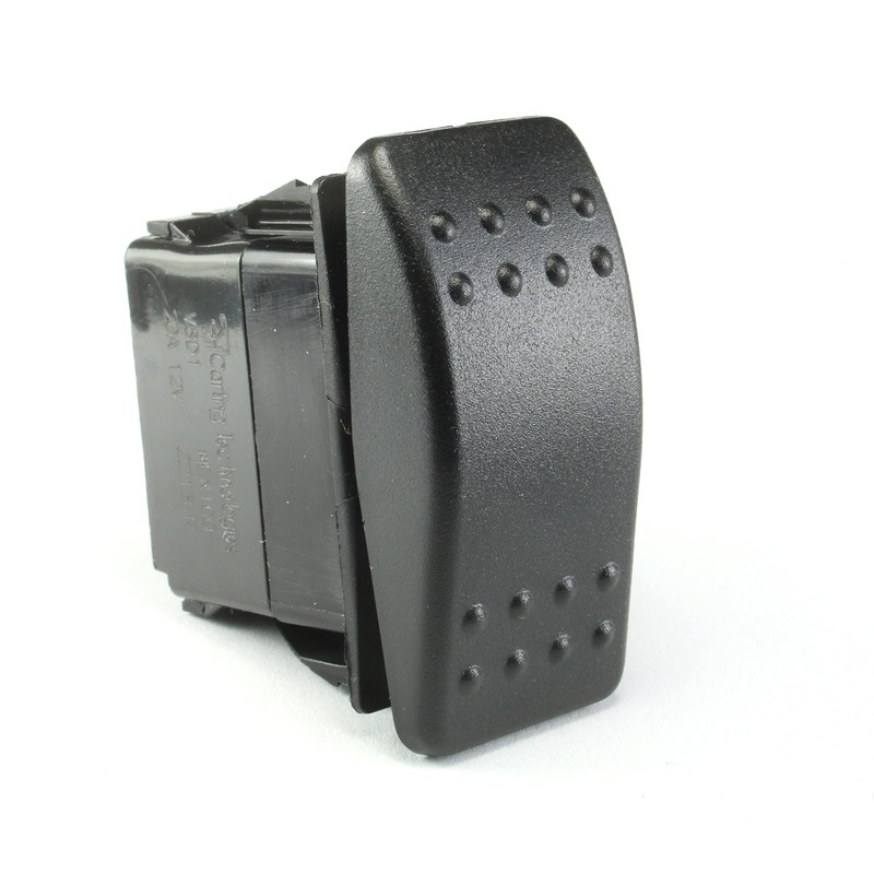Carling MOMENTARY Rocker Switch SPDT, 20A 12VDC, (ON) Off (ON),