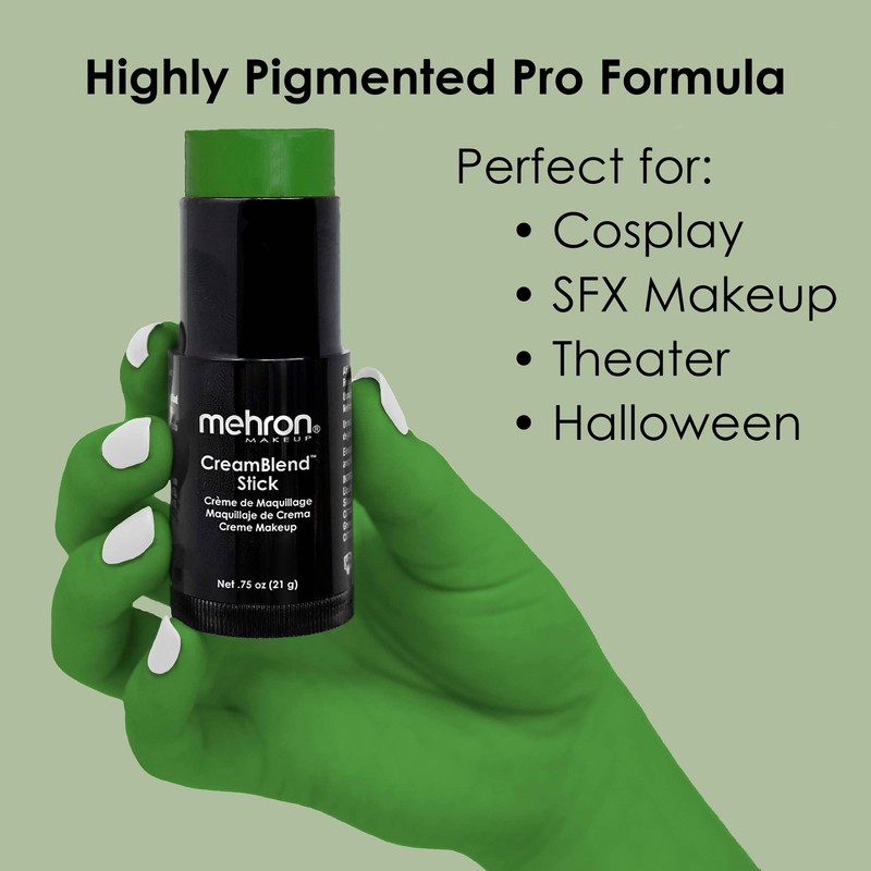 Mehron Makeup CreamBlend Stick | Face Paint, Body Paint, &