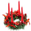 Christmas Advent Wreath Fir Wreath Christmas Arrangement Decorative Wreath with