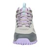 Northside Kid's Benton Mid Waterproof Hiking Boot, Gray/Lilac, 11 M