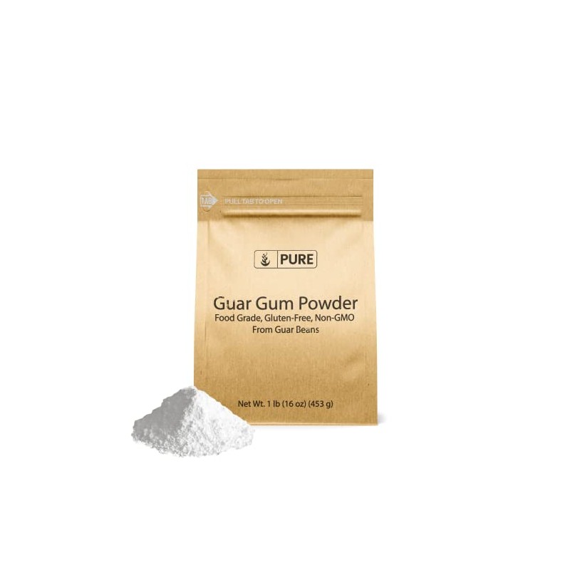 Pure Original Ingredients Guar Gum (1lb) From Guar Beans, Food