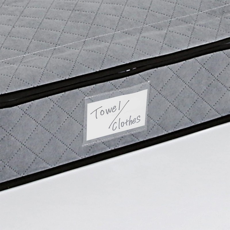 アストロ ベッド下 収納ケース グレー 不織布 活性炭 珪藻土 消臭 衣類収納 デッドスペース