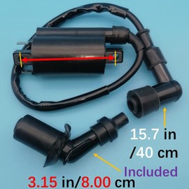 Tuzliufi Bobina de encendido para Kawasaki FD440V FD501D FD501V FD590V FD611V FD620D FD661D VN800 454 EN450 EN500C EX500D Mtx80 Nhx110 KAF620 KAF950 KE100 KLR650 XT600 AM120732 2UJ-82310-00-00 21121-0029 Z243