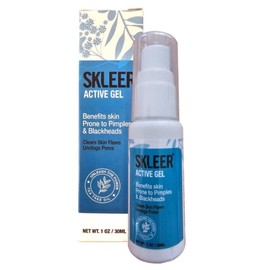 SKLEER - Blackhead Active Face Gel | Extra Strength Blackhead Gel with Potent Essential Oils | (1 oz)