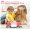 TooyBing light up walking Musical Crawling Crab Baby Toy Toys