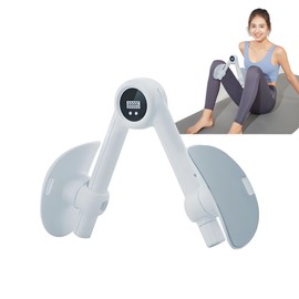 Thigh Master with Detachable Handles for Women & Men - 2-in-1 Inner Thigh Exerciser & Adjustable Hand Gripper, Display Counter, Max 17.5lbs Resistance for Home Gym, Arms, Thighs Workout