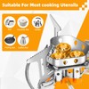 9900W Windproof Camping Gas Stove, Portable Camping Stove with Piezo