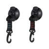 2 Suction Cup Hooks, Strong Suction Cups, For Camping, Tarp,