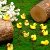 100 x Mini Ducks, Small Yellow Ducks, Miniature Figures, Mini