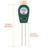 3-in-1 Soil Moisture Meter pH & Fertility Tester, No Battery