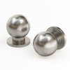 goldenwarm 5 Pack Silver Drawer Knobs Brushed Nickel Cabinet Knobs