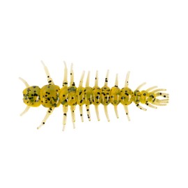 Yum Lures Hellgrammite 3" Earworm 8 Per Bag Bass Trout Panfish Fishing Plastic Insect Imitation Lure Hook