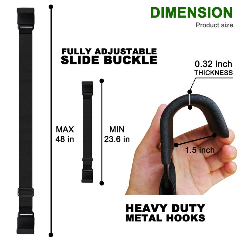 Metal Double Claw Trash Can Locks Strap for Animals,Universal Trash