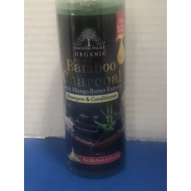 Essential Palace Organic Activated Bamboo Charcoal With Mango Butter Extract Shampoo&Condit