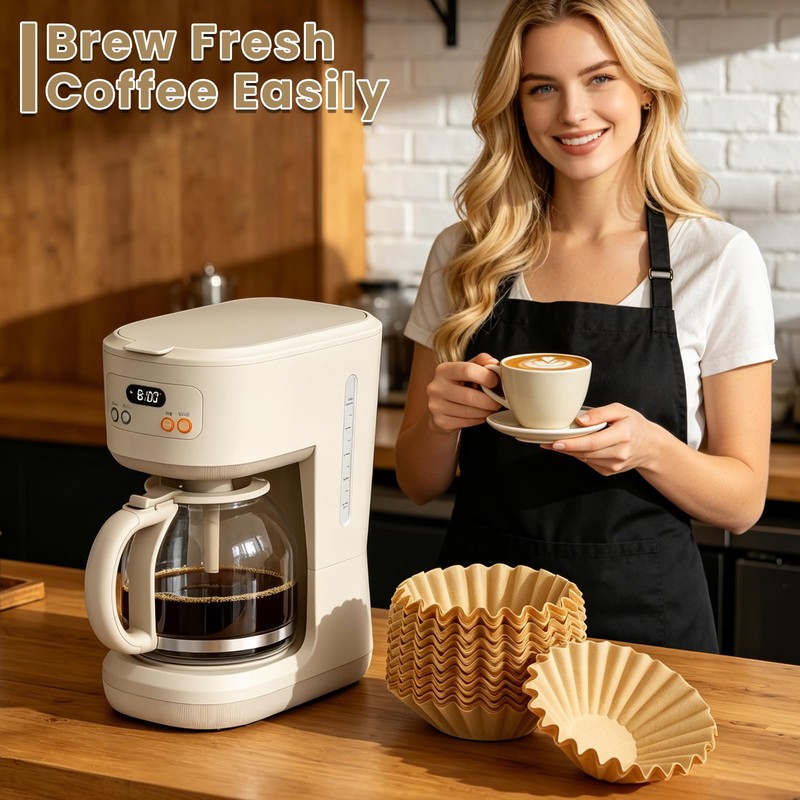 Coffee Filters Compatible with Bella Coffee Maker, 130 Pcs Extra