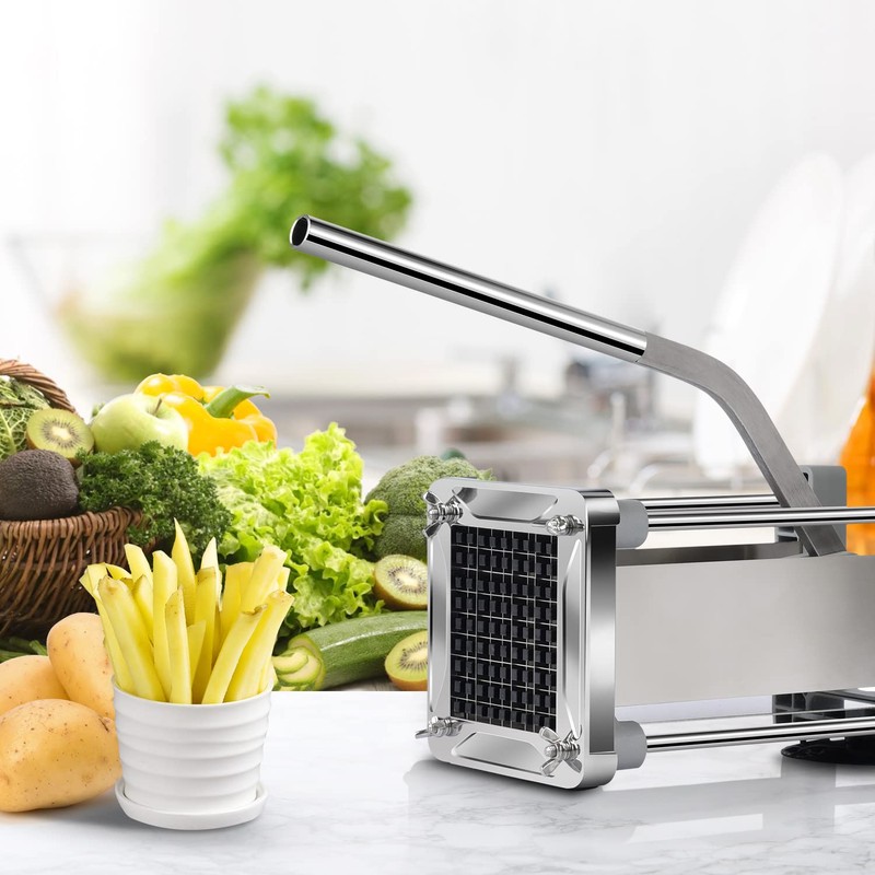 French Fry Cutter, Sopito Professional Potato Cutter Stainless Steel with