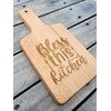 Inspirational Bless This Kitchen Themed Cutting Boards 6 x 12
