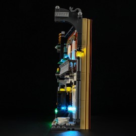 YEABRICKS LED Light for 10351 Icons Sherlock Holmes: Book Nook Building Blocks Model (Building Set NOT Included)