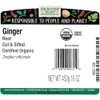 Frontier Cut and Sifted Certified Natural Products Bulk Ginger Root,