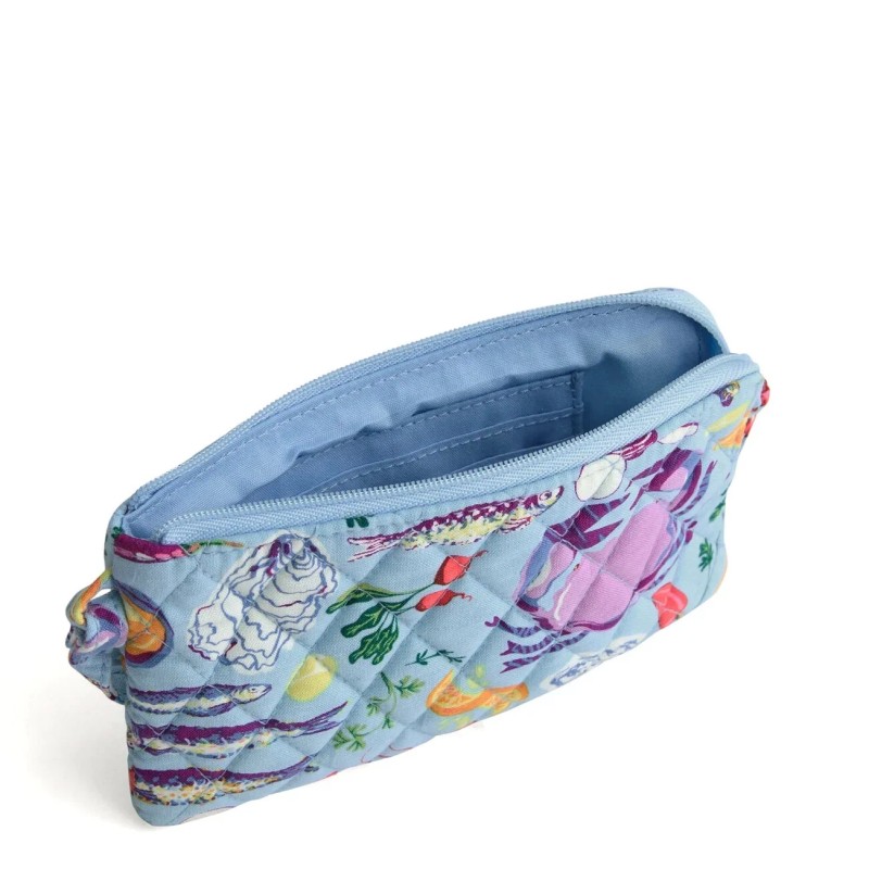 Vera Bradley NWT Vera Bradley Essential Zip Wristlet Seafood Boil