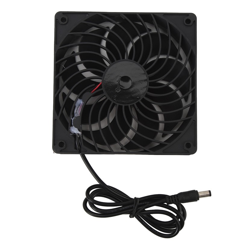 Solar Panel Fan 10W Exhaust Fan Dual Layer Metal Shell
