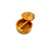 Olive Wood Salt Cellar Box Container by Trademark Innovations