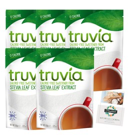 Stevia Sweetener Bundle with Truvia Sweetener Pouch 150g 5 Pack + Brightdale Kitchen Card