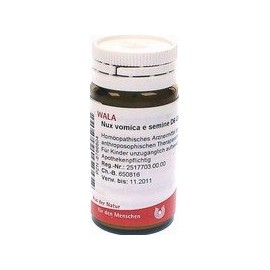 NUX VOMICA E SEM. D 6 Globules 20 g