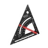 7 Inch Speed Square - 80° Angle Adjustable Combination Triangle
