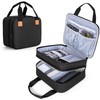 Luxja Photo Printer Storage Case, Double Layer, Holds Parts Together,