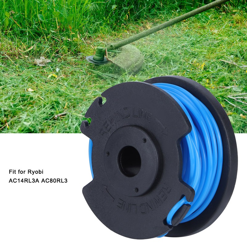 4Pcs Trimmer Lawn Mower Spool with Cover Replacement Accessories Fit