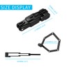 Surplex Secure Folding Lock with Holder Bicycle Lock Key Long,