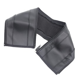 jojofuny Baby Stroller Handle Cover Armrest Protector Leather Handlebar Cover Baby Pram Accessories Stroller Armrest PU Leather Case Cover for Baby Carriage Stroller Supplies Black