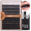 Volume Lash Clusters Kit DIY Lash Extension Kit D Curvature